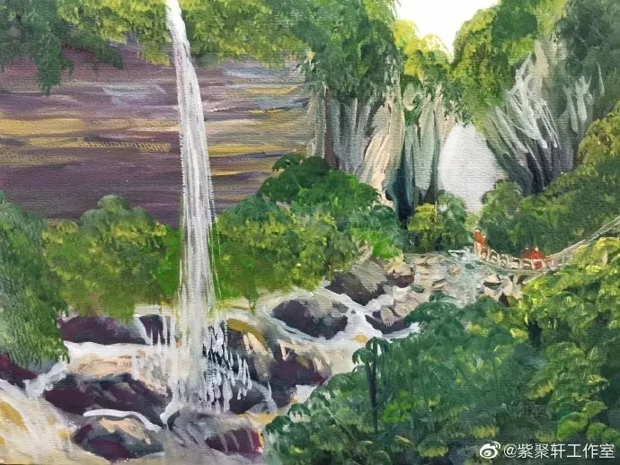 艺术家大笔墨下的恩施大峡谷模样